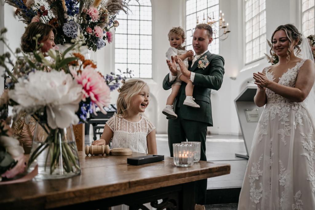 Trouwceremonie BABS Bente Lambertuskerk Raamsdonk